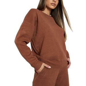 2025 superventas personalizado Fitness sudor traje señoras usa ropa deportiva Jogging traje mujeres moda sudor traje para niñas - Product Image 5