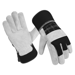 Guantes de trabajo de cuero de vaca de alto rendimiento Venta caliente Seguridad industrial Protección de manos Aplicaciones de soldadura Aramida