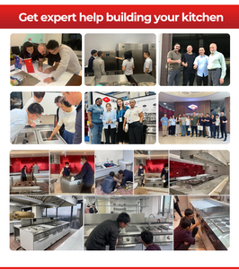 ערכת ציוד למטבח מסחרי, כולל ציוד לבישול, עיצוב חינם, הכל במקום אחד, עבור קייטרינג, מלונות ומסעדות. - Product Image 4