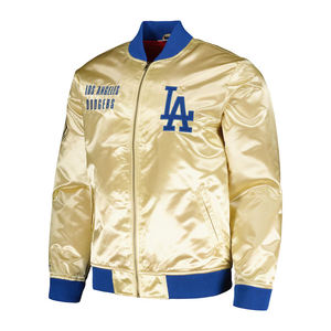 Veste de baseball OEM personnalisée finition satinée avec patch de mémoire coupe unisexe personnaliser les couleurs et le texte marque privée disponible - Product Image 5