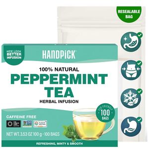 แฮนด์พิค ชาเปปเปอร์มินต์ ชาแบบซองรักษ์โลก - 100 ซอง - Product Image 2