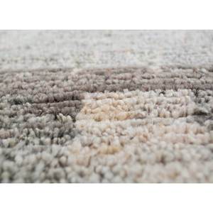 Alfombra Afgana de Lana Anudada a Mano en Gris y Negro, Modelo Re-1294, para Sala de Estar, Rectangular, con Patrón Abstracto, Hecha a Mano - Product Image 3