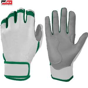Gants de frappe de baseball en cuir de vachette Cabretta 100% authentique, respirants, légers, antidérapants, fabriqués sur mesure, pour les deux mains, très demandés - Product Image 1