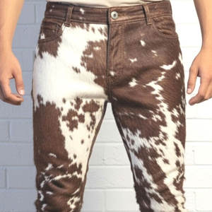 Pantalon Homme Sur Mesure en Cuir de Vachette Vêtement d'Extérieur Léger Élégant Respirant Vêtement de Sport d'Hiver Tenue à la Mode - Product Image 6