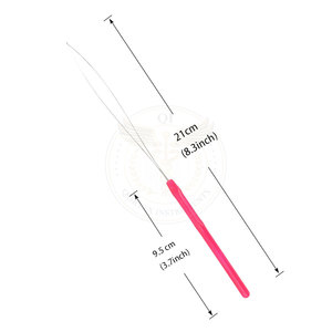 Top Selling Stainless Steel Loop Needle Hair Extension Tool with 3 Year Warranty for Salon Use and Micro <b>Bead</b> <b>Threading</b> - Product Image 4