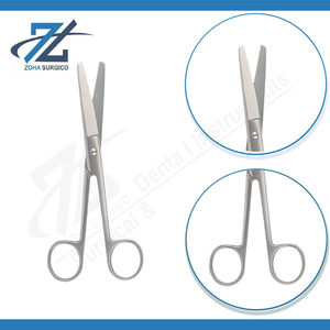 Ciseaux de pansement de produit de haute qualité émoussés incurvés fabrication d'acier inoxydable chirurgical de 146mm de long au Pakistan - Product Image 3