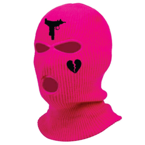 Masque de ski personnalisé pour hommes coupe-vent 1 trou cagoule d'hiver en tricot Logo broderie Designer Skimask Sports Usage quotidien - Product Image 3