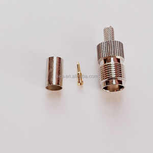 50 Ом водонепроницаемый TNC RF коаксиальный Женский прямой разъем клеммы для кабеля RG58 LMR195 кабель - Product Image 4