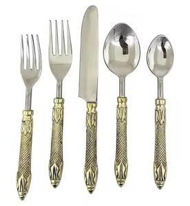 Juego de Cubiertos Modernos de Acero Inoxidable, Tenedor, Cuchara, Cuchillo para Hotel, Hogar, Restaurante, Vajilla de Mesa - Product Image 5