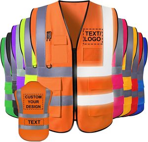 Gilet de sécurité réfléchissant en maille pour homme, vêtements de travail, vêtements de chantier, veste de protection réfléchissante pour homme - Product Image 2