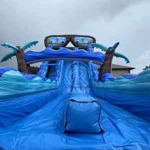 Outdoor <b>Inflatable</b> Water Slide Combo PVC <b>Inflatable</b> <b>Bouncer</b> Jumping Castle with Splash Pool Large Commercial Kids Bounce House - Product Image 1