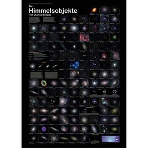 Modern Style Charles Messier Celestial Objects <b>Poster</b> Paper Wall Decor - Product Image 1