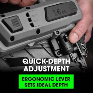 Clavadora angular inalámbrica de 24 V y calibre 16, de 1-1/4 a 2-1/2 pulgadas (batería y cargador no incluidos) - Product Image 5