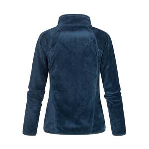 Trending Travelwear Eco Friendly Heavy Heavyweight Zipper Polar Fleece Jacket Stand Collar Chaqueta cálida transpirable con logotipo personalizado - Product Image 5