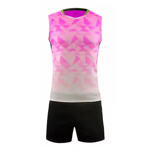 Uniforme de Voleibol de Último Diseño Hecho en Fábrica, Ropa de Práctica, Uniforme de Voleibol de Color Personalizado, Ropa Deportiva Ligera y Transpirable - Product Image 6