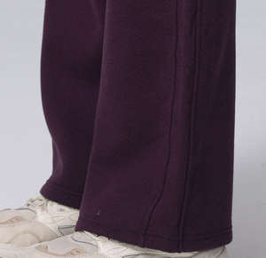 Classy Fall Winter Soft Fleece Warm Sports Pants <b>Baggy</b> Track Pants <b>Women</b> Cotton Sweatpants Straight Leg <b>Jogger</b> Elastic Waist - Product Image 6