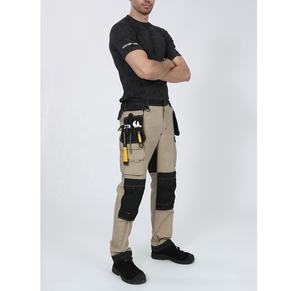 Vente en gros de pantalons de travail à quantité minimale de commande bas pantalons de travail pour hommes personnalisés pantalons de travail au design unique - Product Image 3