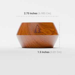 Ensaladera de madera artesanal hecha a mano con juego de decoración ecológica con servidores a juego perfectos para el hogar, restaurante - Product Image 2