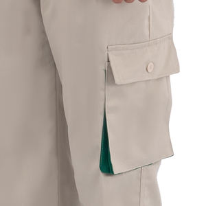 Ropa de trabajo industrial personalizada de manga larga para hombre con pantalones cargo - Product Image 5