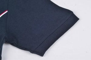 Polo de golf décontracté en toile 100% coton avec logo personnalisé pour hommes Nouveau design à manches courtes et à motif uni avec logo - Product Image 5