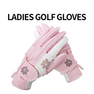 Golf <b>Gloves</b> <b>Ladies</b> Left Hand New Summer Comfortable Wearable Golf Cabretta Sheepskin Leather Non-Slip <b>Gloves</b> - Product Image 2