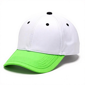 Casquette de baseball OEM personnalisée à 6 panneaux, design bicolore, visière incurvée, chapeau de sport réglable - Product Image 5