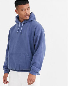 Sweat à capuche en molleton de coton épais et écologique, brodé avec logo personnalisé, pour homme, coupe décontractée, idéal pour l'hiver – Vente en gros - Product Image 5