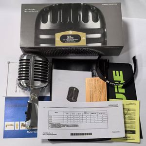 Micrófono con Cable Retro de Alta Gama <span class=keywords><strong>Serie</strong></span> 55SH para el 55.º Aniversario de Shure con Función de Cancelación de Ruido, Fuente Transfronteriza - Product Image 1