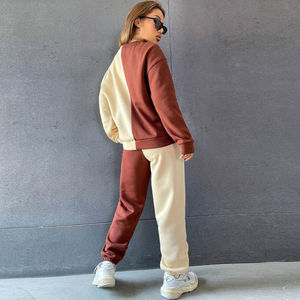 Tracksuit Wholesale Custom logo Women Two Piece Set Casual <b>Hoodies</b> Streetwear Sweatsuit Sale Bulk Quantity Manufacture SweatSuit - Product Image 2