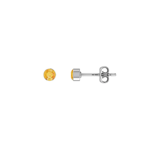 925 Sterling Silver <b>Citrine</b> Natural Pear Oval Shape Butterfly Lock Stud <b>Earrings</b> Trendy Bezel Setting 3 Pack Anniversary Party - Product Image 5