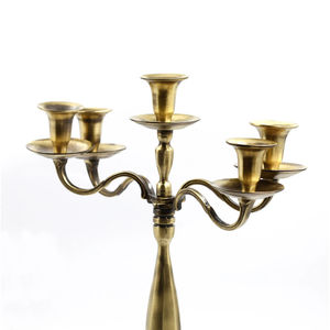 Bougeoir décoratif élégant Décoration de mariage Église Table Top Fournitures Candélabres de qualité supérieure - Product Image 2