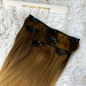 2023 meilleure vente lâche vague profonde Remy cheveux Clip-In Extensions pour les femmes en gros une pièce armure haute qualité armure de cheveux humains - Product Image 1