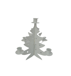 Soporte de vela de hierro de gran diseño para decoración de iluminación de Navidad Color negro mate para decoración de Navidad hecha a mano - Product Image 4