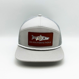 หมวกแก๊ปหนังสีเทาสีน้ำตาลเข้ม7แผงแบบกำหนดเองหมวกแก๊ปทรงสแนปแบ็กสำหรับ112ริชาร์ดหมวกทรูเกอร์พร้อมเชือกหมวกรูปภาพทางการสไตล์สตรีท - Product Image 4