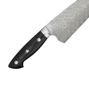 มีดเชฟเหล็กดามัสกัสทำด้วยมือมีดทำครัวที่มีคุณภาพสูงใบมีดคมสั่งทำโลโก้จำนวนมาก - Product Image 6