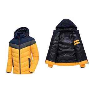 เสื้อแจ็คเก็ตกันหนาวมีซิปสำหรับผู้ชาย, เสื้อแจ็คเก็ตบุนวมผ้าฝ้ายแบบพองๆมีซิปเสื้อโค้ทขนเป็ดสำหรับสุภาพบุรุษเสื้อโค้ทให้ความอบอุ่นใน2025 - Product Image 6