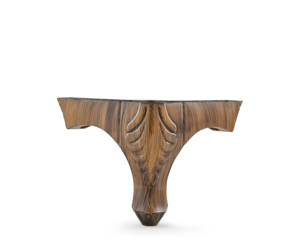 Perla tradicional resistente muebles de comedor pierna Durable plástico grueso 14cm Altura 15cm alas laterales envejecido capuchino sala de estar - Product Image 1