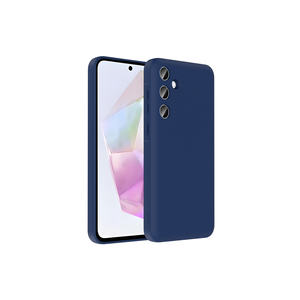 Étui en silicone premium Vitra Series bleu marine pour Samsung Galaxy A36 A53 A03S & 5G avec protection de l'appareil photo et porte-cartes - Product Image 1