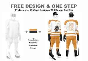 Top Qualité HD Sérigraphie Hockey Sur Glace Uniforme Respirant 100% Polyester Tissu À Séchage Rapide Broderie Conception Maillot De Hockey Sur Glace - Product Image 2