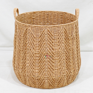 Artex Dong Thap Handmade Paper <b>Rope</b> Wicker <b>Baskets</b> for Home <b>Storage</b> & Gifts - Product Image 2