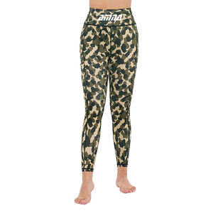 100% <b>Polyester</b> Spandex Made Women <b>Leggings</b> Sublimated Seamless Customized Design Tight Pants - Product Image 1