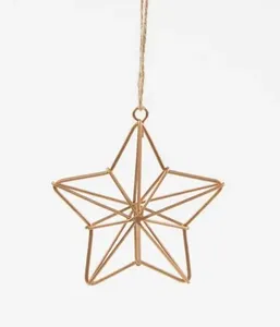 Diseño decorativo de Navidad con forma de Ángel, adornos colgantes de Metal, adornos navideños de estilo elegante, decoración para festivales - Product Image 6