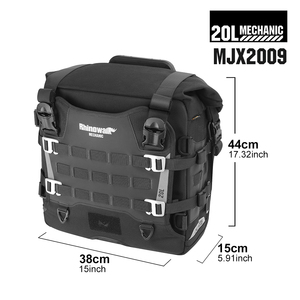 <span class=keywords><strong>Rhinowalk</strong></span> กระเป๋าข้างรถจักรยานยนต์, กระเป๋าแม่เหล็กติด<span class=keywords><strong>20L</strong></span> มอเตอร์ไซด์ที่ถอดออกได้อย่างรวดเร็วสำหรับ ADV-1ชิ้น - Product Image 4