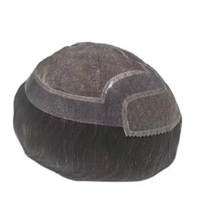 Perruque en cheveux naturels 100% humains, mono front lace, toupet, patchs, prothèse capillaire, Taz Hair BD, haute qualité - Product Image 2