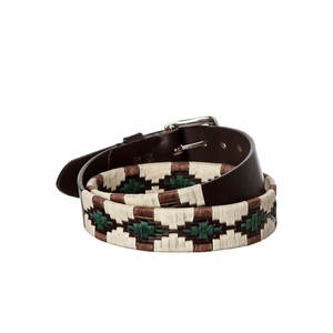 Best Selling Leather Polo Sports Belt with Hand Embroidery Custom Logo Equestrian Clothing Sportswear for Horse Riders OEM ODM - Product Image 1