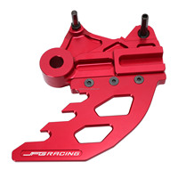 Cache-disque de frein arrière en aluminium CNC rouge JFGRACING pour moto CRF250L CRF300L CRF250 RALLY, accessoires de modification pour moto tout-terrain