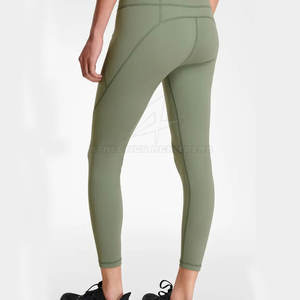 Mallas de entrenamiento para mujer de último diseño mallas de compresión de cintura alta ligeras 2025 personalizadas - Product Image 6