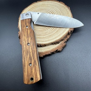 ZT4R Cadeau Idéal Cuisine <span class=keywords><strong>De</strong></span> Poche <span class=keywords><strong>Couteau</strong></span> À Pain Pliant Steak Tomate <span class=keywords><strong>Couteau</strong></span> À Éplucher Merbau Manche En Bois 440C Couteaux <span class=keywords><strong>De</strong></span> Cuisine Portable - Product Image 2