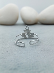 Women's Luxury 18K Gold VVS Natural Round Diamond Wedding Anniversary Engagement Ring Hip Hop Trend for Parties Classic Stylish - Product Image 4