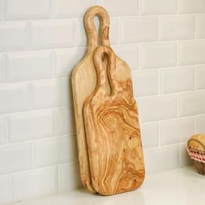 เขียงไม้สไตล์โมเดิร์นโบราณอเนกประสงค์ เหมาะสำหรับเตรียมอาหาร ใช้เสิร์ฟ และตกแต่ง ผลิตด้วยมือจากอินเดีย - Product Image 5